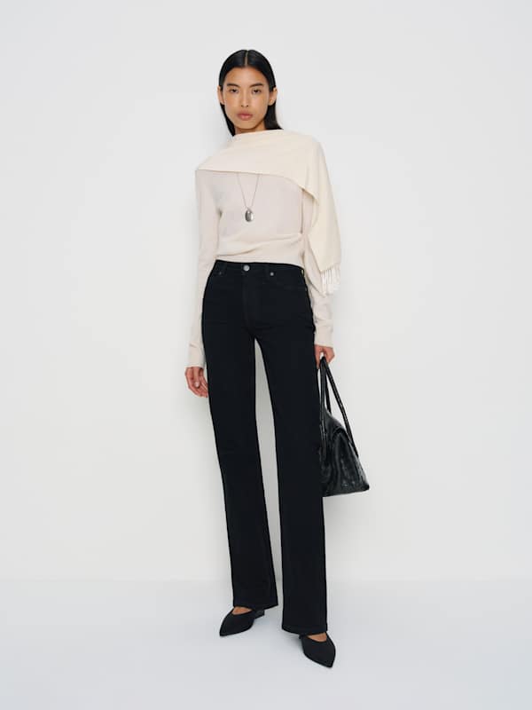 Elton Mid Rise Super Stretch Straight Jeans