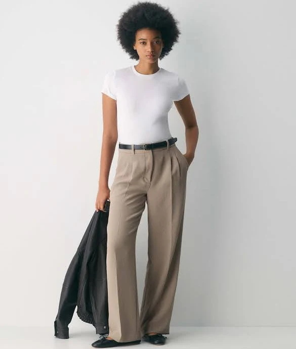The Effortless Pant Women's The Effortless Pant in Nomad Taupe | 8