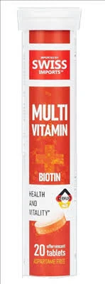 Swiss Imports Multivitamins and Biotin for Wellness and Vitality