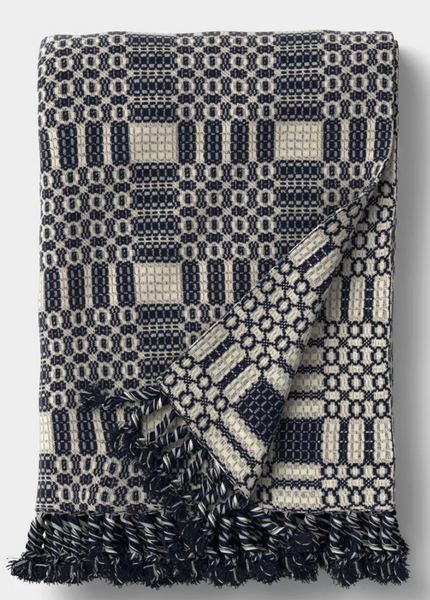 Threshold Geo Woven Throw with Tassel Fringe