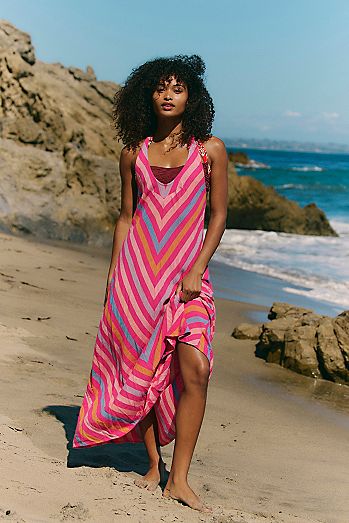 Easy Does It Printed Maxi Dress