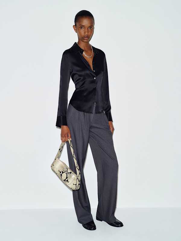 Raya Fitted Silk Shirt