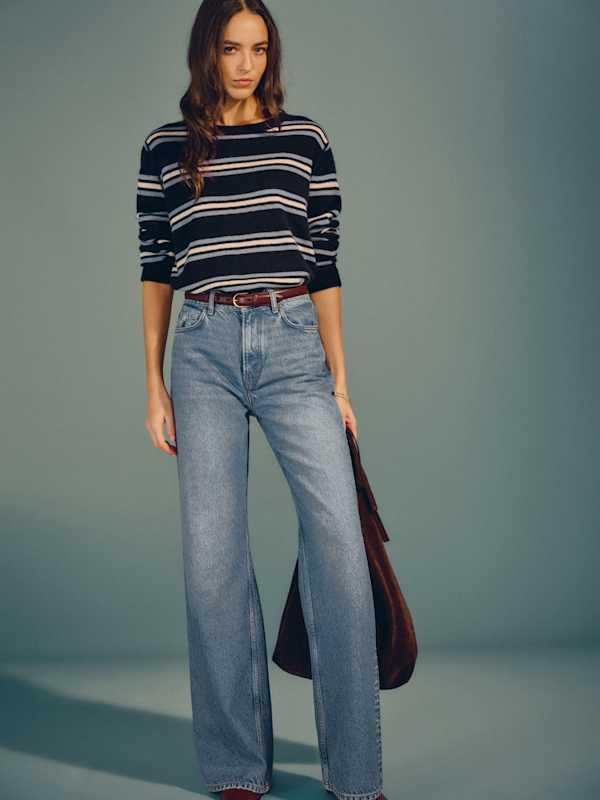 Cary High Rise Slouchy Wide Leg Jeans