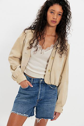 AGOLDE NYE Denim Shorts