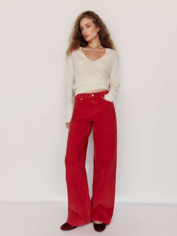 Micah V-Neck Sweater Top