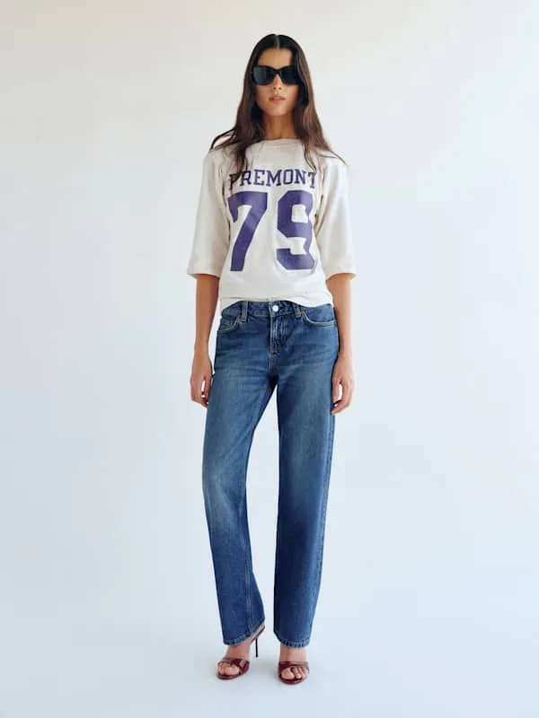 Charlee Low Rise Straight Leg Jeans