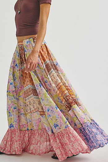 Santa Eulalia Printed Maxi Skirt