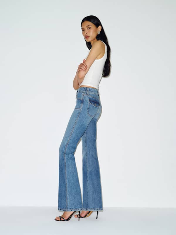 Colie Stretch Low Rise Bootcut Jeans