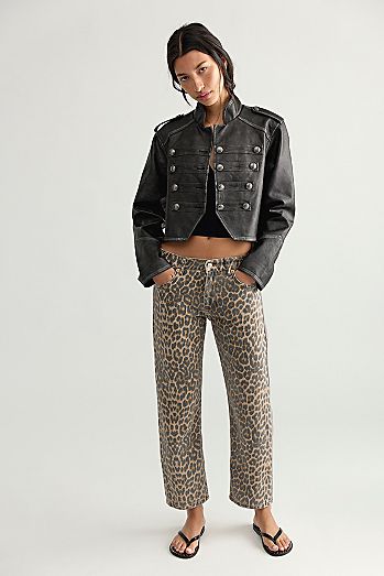 RE/DONE Mid-Rise Blondie Crop Jeans