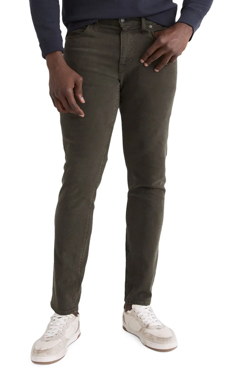 Madewell Men's Garment Dyed Athletic Slim Jeans