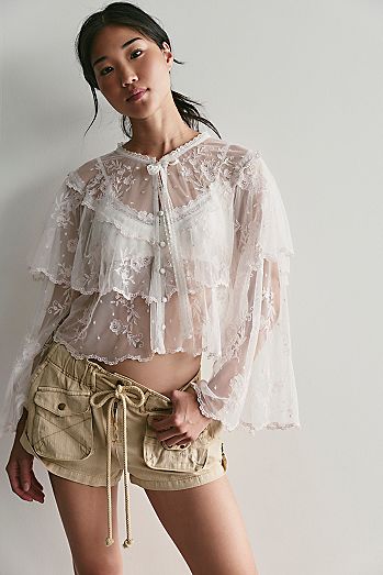 LoveShackFancy Tourelle Top