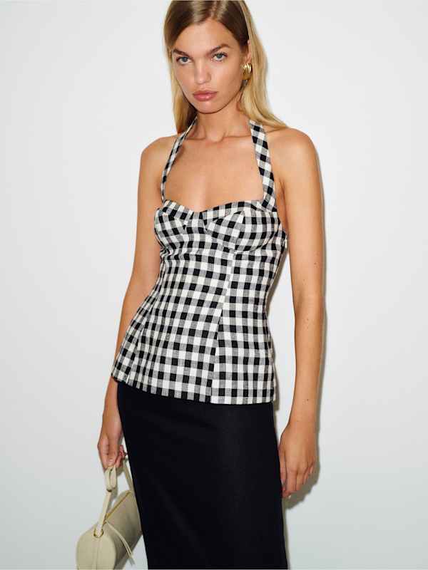 Alistair Linen Top