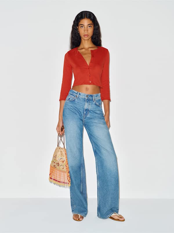 Gia Pointelle Knit Cardigan