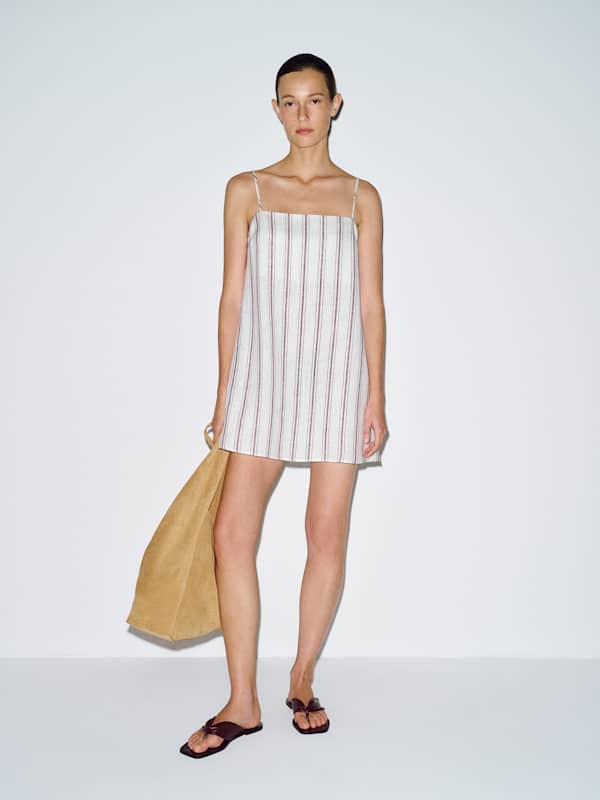 Aubree Linen Dress