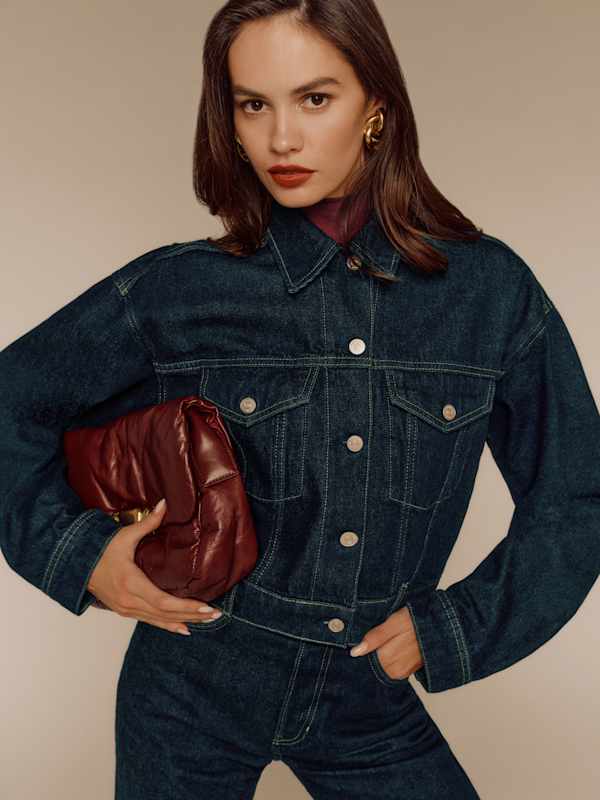 Jori Cropped Denim Jacket