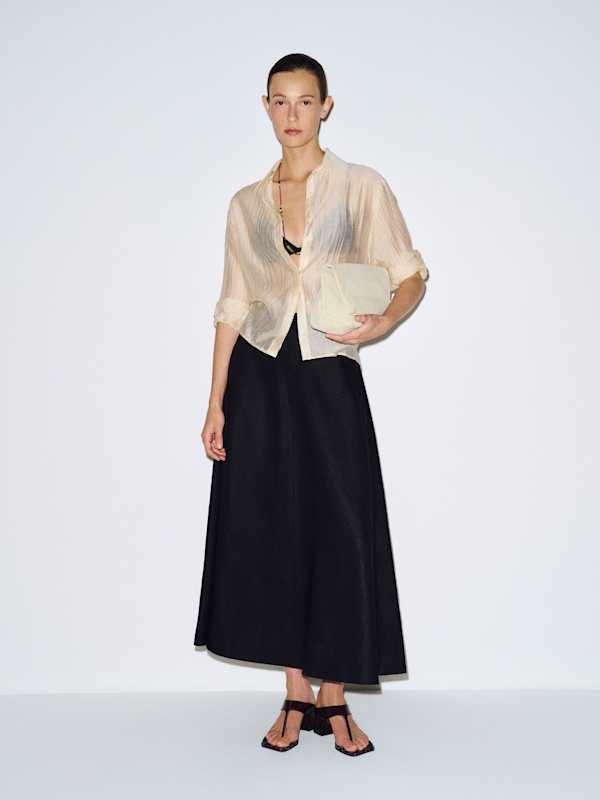 Peony Linen Skirt