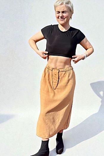 Beene Bag Geoffrey Beene Inside Out Midi Skirt Selected by Personal Choice