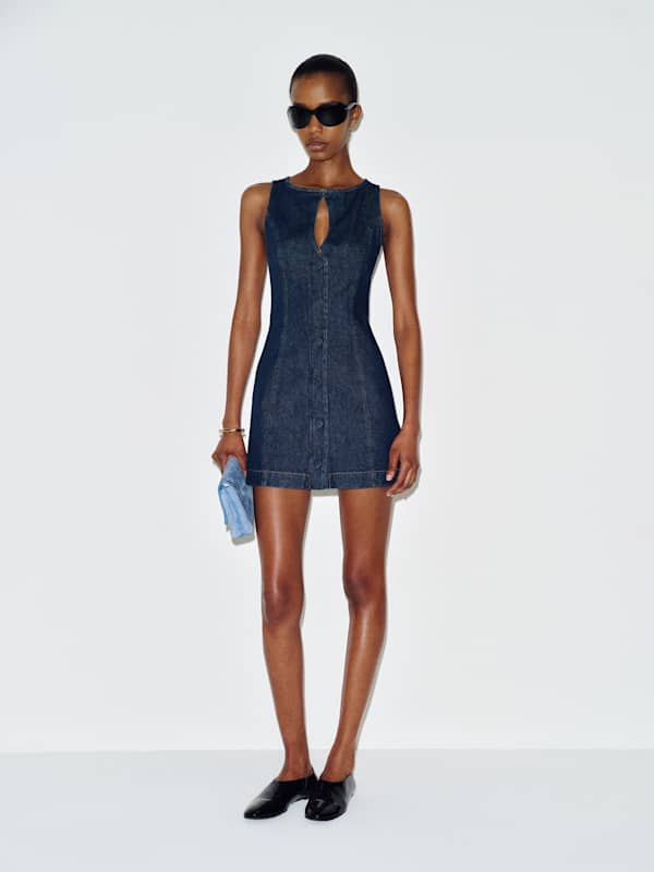 Pola Denim Mini Dress