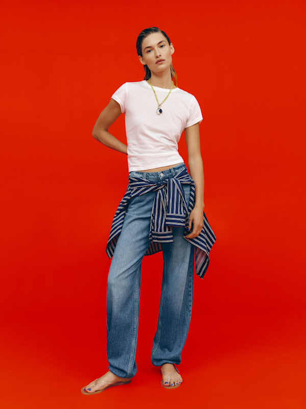 Reece Low Rise Denim Pants