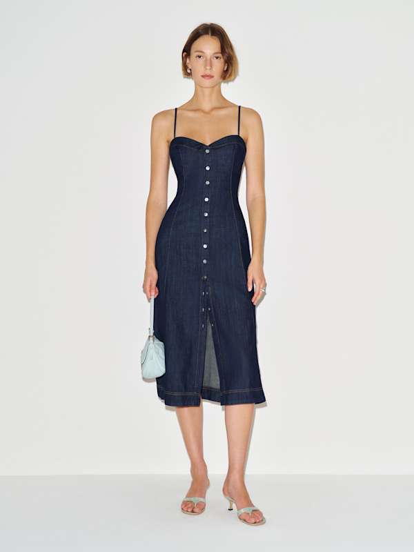 Ashtin Denim Midi Dress