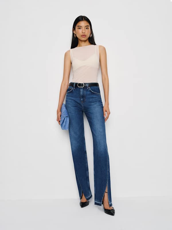 Val 90s Mid Rise Straight Jeans