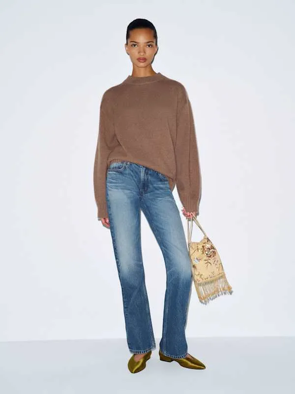 Brandon Low Rise Slouchy Straight Jeans