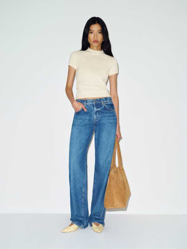 Solene Cotton Sweater Tee
