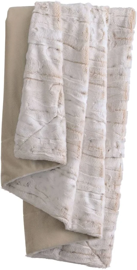 World Market Faux Fur Throw Blanket