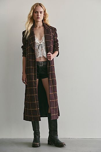 Hailey Tweed Duster