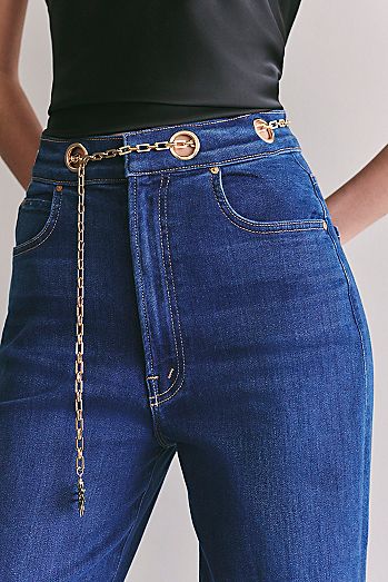 MOTHER The Off The Chain High-Waisted Tunnel Vision Sneak Jeans