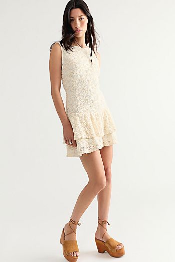 Slow Burn Lace Mini Dress