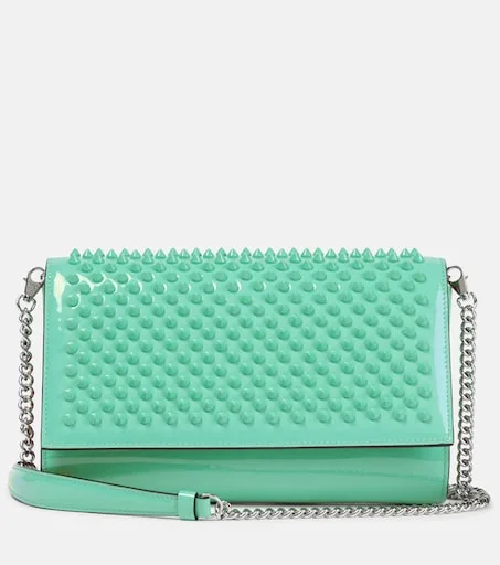 Paloma Small embellished leather clutch