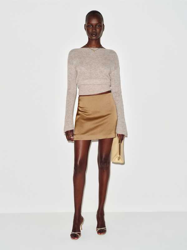 Alexa Satin Skirt