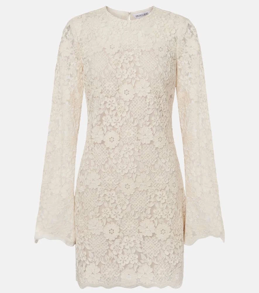 Veronica Beard Women's Teresia Floral Lace A-Line Minidress