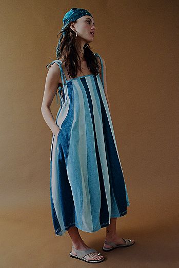 Latta Denim Midi Dress
