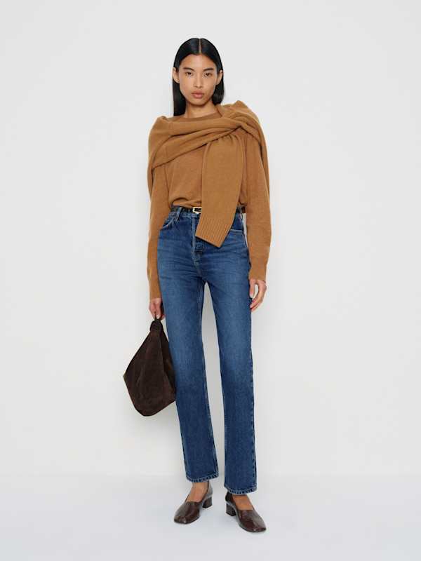 Cynthia High Rise Straight Jeans