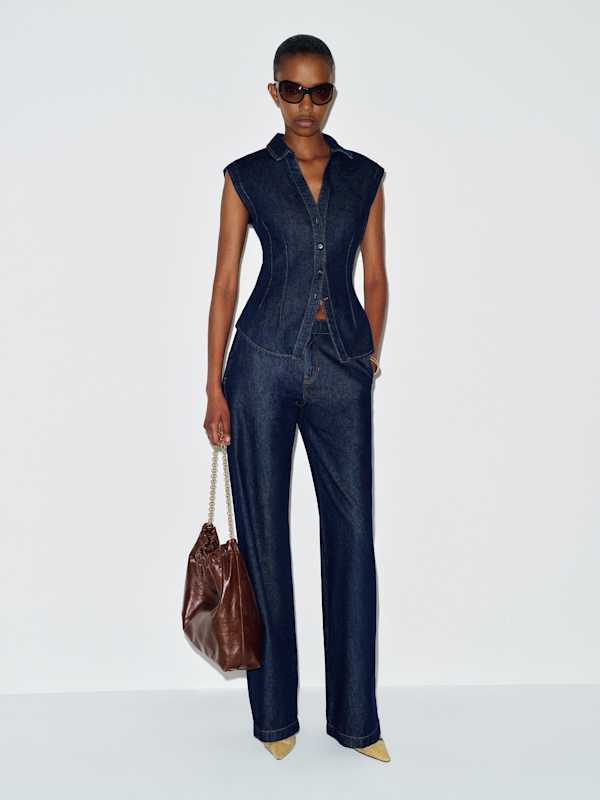 Veronica Denim Top