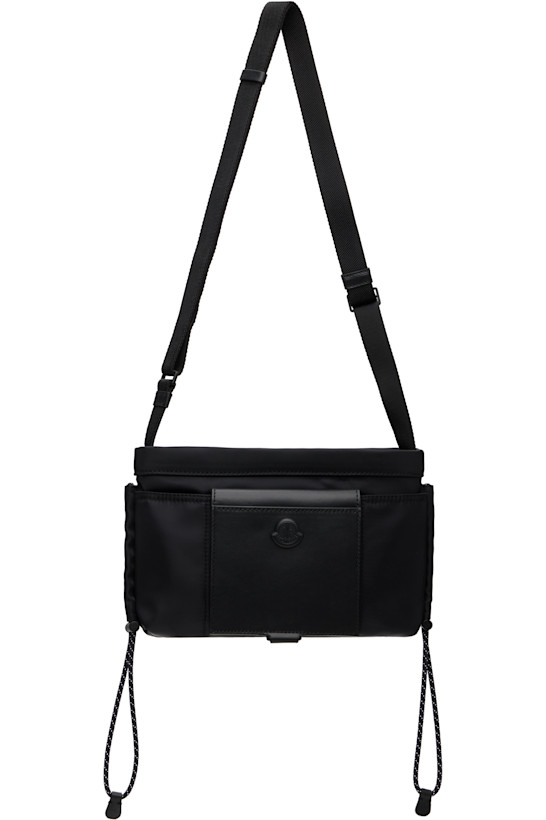 Moncler Black Kenton Drill Crossbody Bag