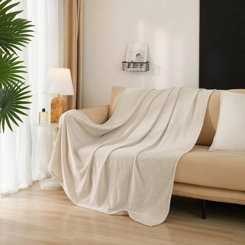 Mainstays Cozy Sweatshirt Chenille Throw Blanket