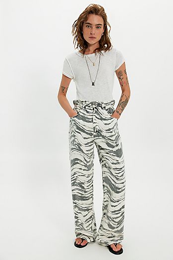 AGOLDE Lyonne Printed Jeans