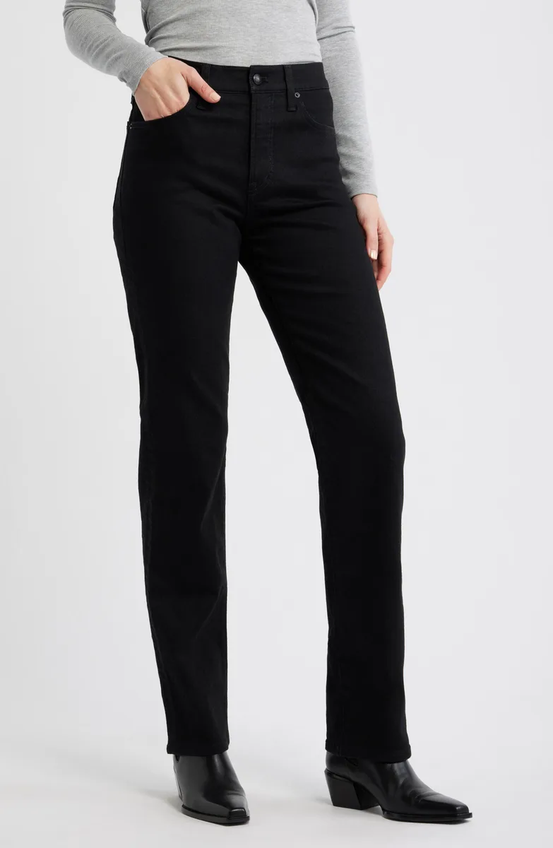 Madewell The Longline Straight Leg Jeans
