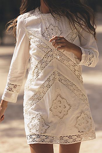 Sentimental Melody Lace Mini Dress