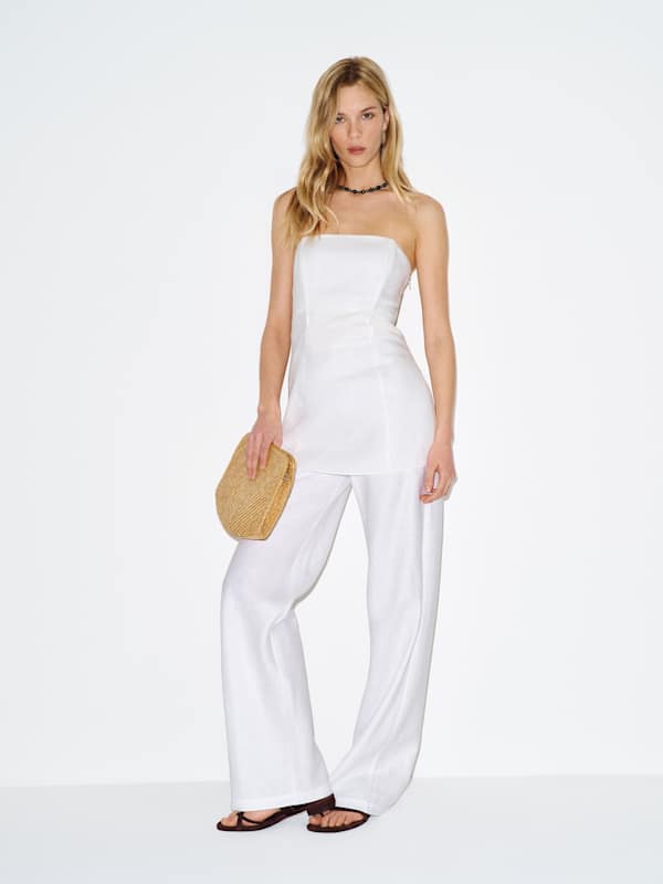 Aurina Linen Top