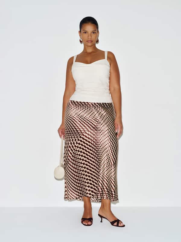 Layla Silk Skirt Es