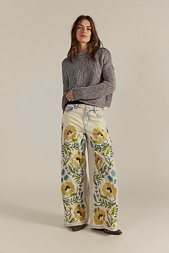 We The Free Mi Amore Wide-Leg Jeans