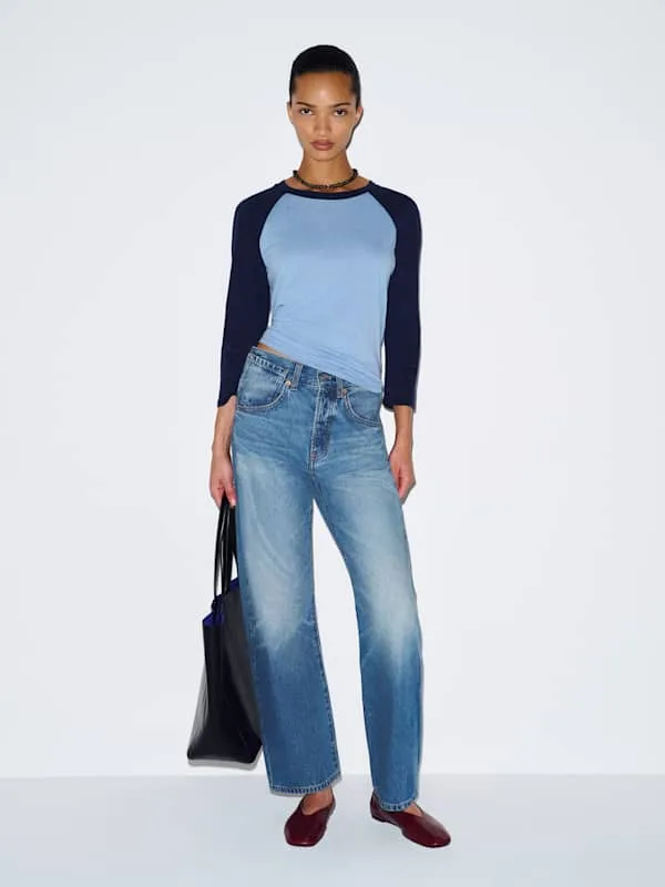 Ethan Low Rise Buckle Back Baggy Jeans