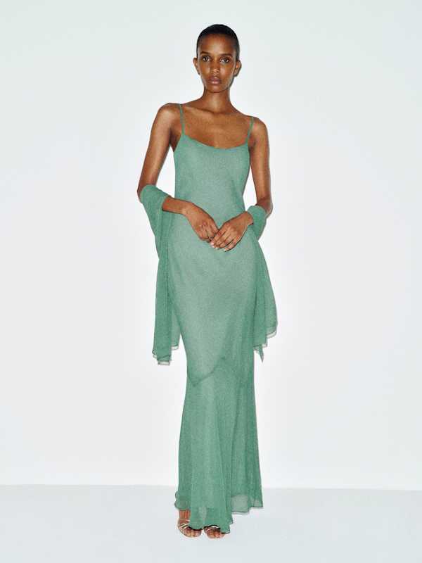 Rida Silk Chiffon Dress