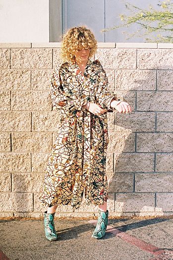 Vintage Fong Leng Splatter Paint Dress Selected by The Curatorial Dept.