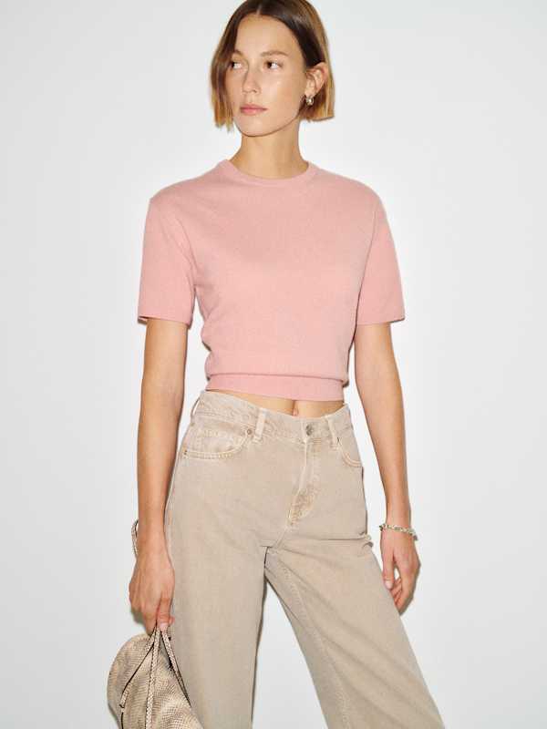 Ziva Cashmere Sweater Tee