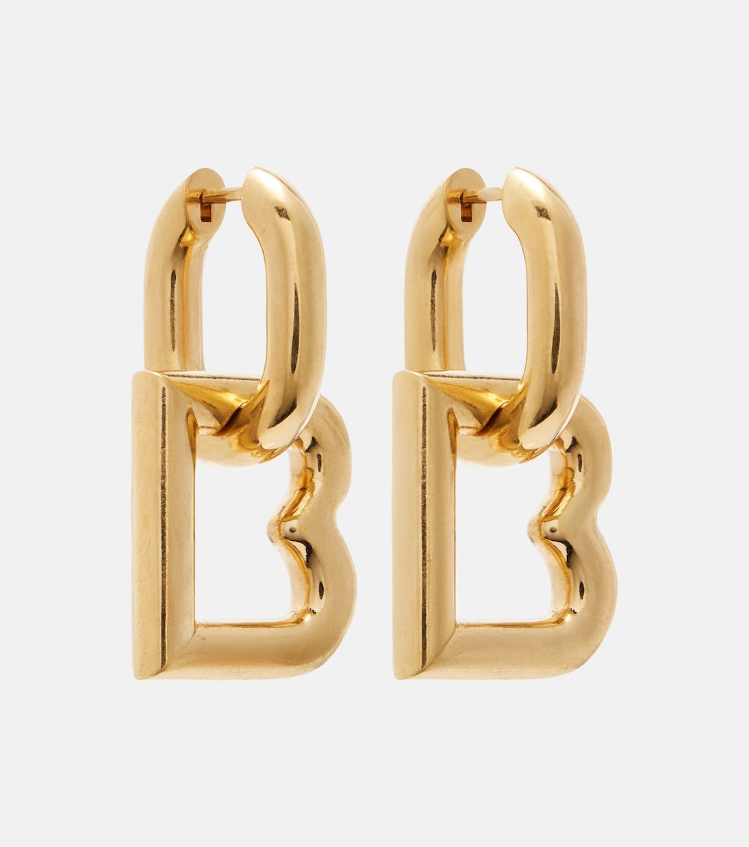 Balenciaga Women's B-Link Chain Earrings